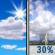 Monday: Mostly Sunny then Chance Showers And Thunderstorms